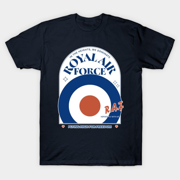 RAF Royal Air Force Insignia T-Shirt by Distant War
